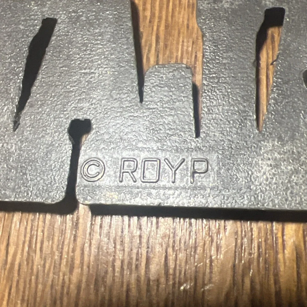 Vintage ROYP Solid Brass Name “ALAN” Belt Buckle–1970s USA–Retro Cast Brass B12